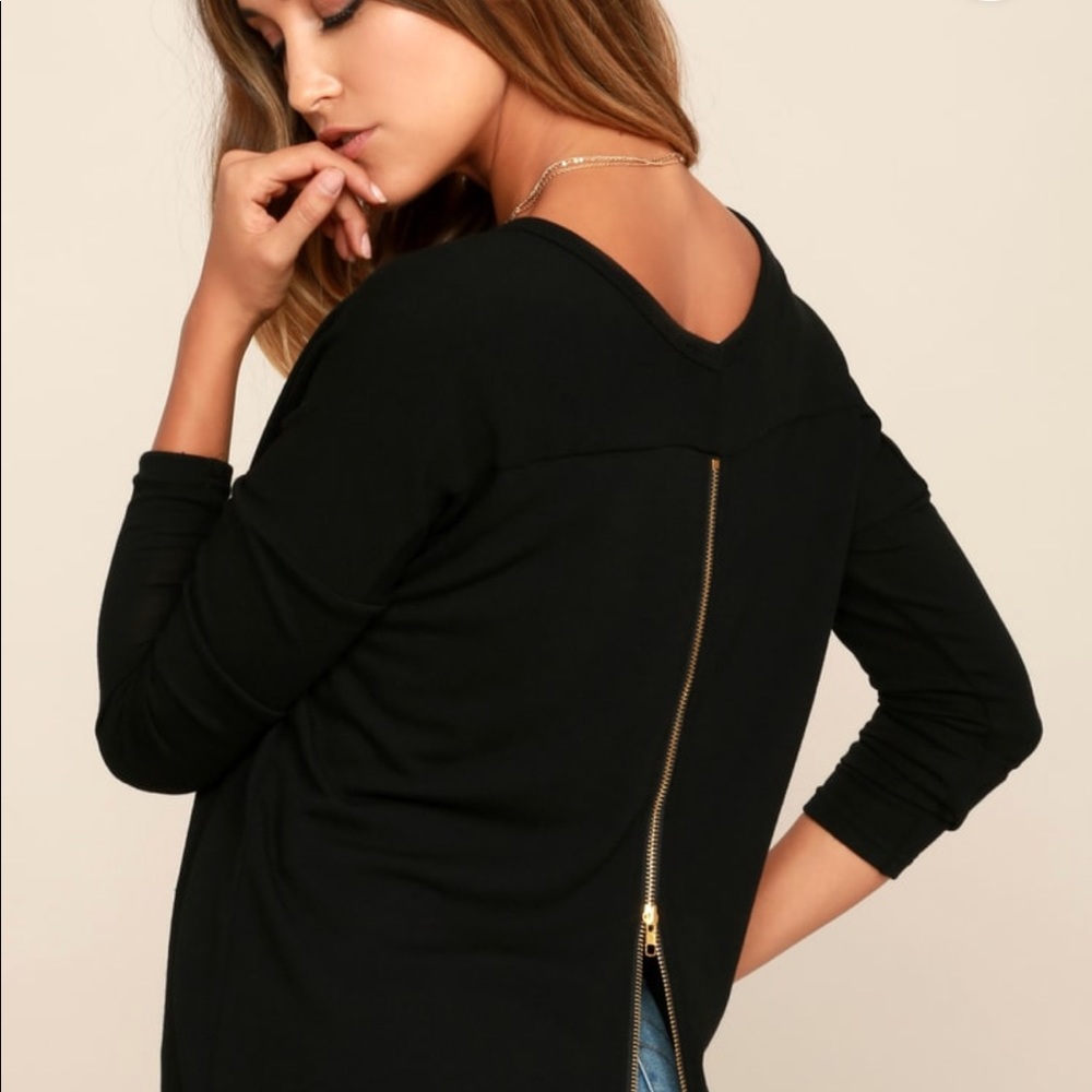 Lulus black top - Picture 4 of 5